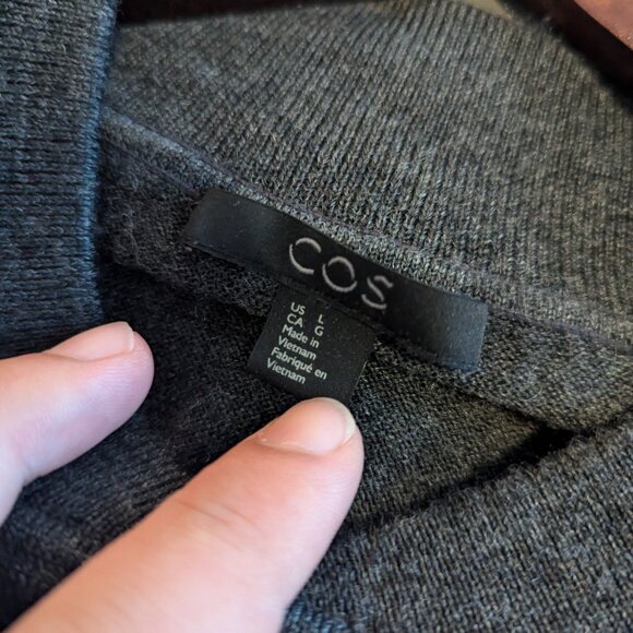 COS - 100% wool minimalist sweater - Sz L - Picture 5 of 6